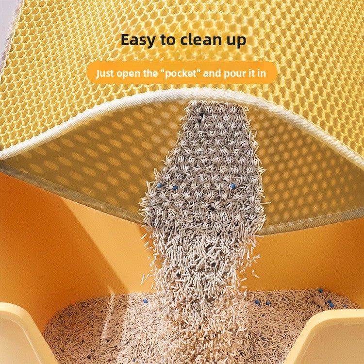 Double Layer EVA Cat Litter Mat Anti-Track Anti-Splash Pet Pad