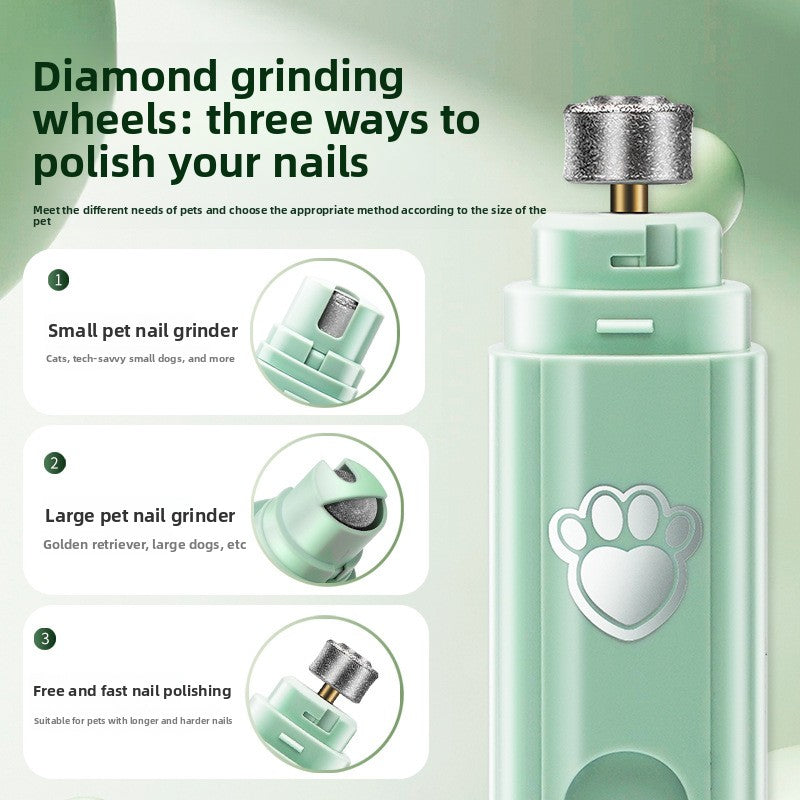 Electric Pet Nail Grinder Trimmer