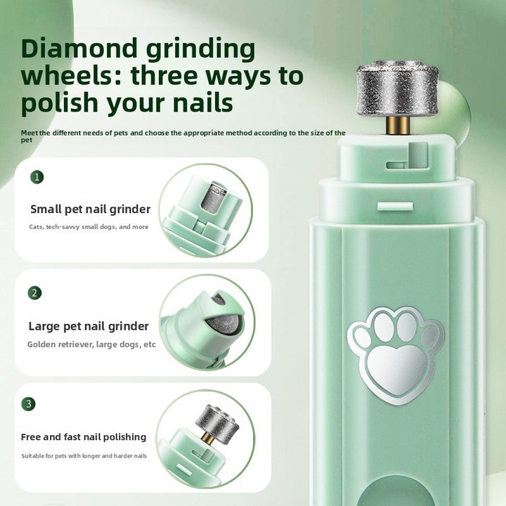Electric Pet Nail Grinder Trimmer